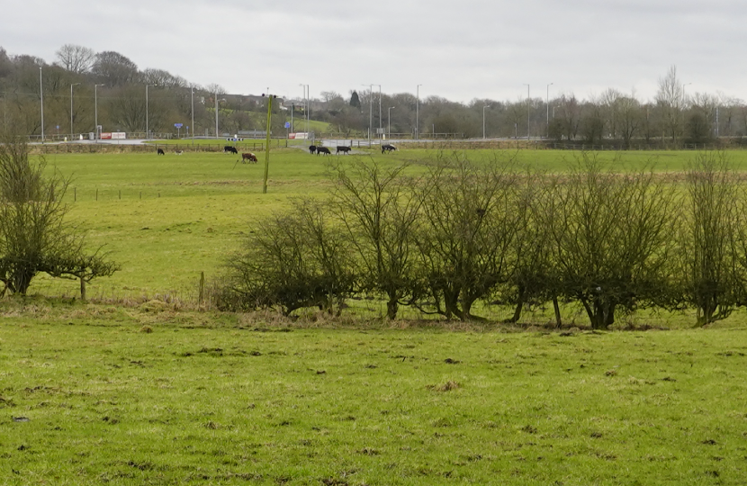 Sand Extraction site viewed from Moss Lane