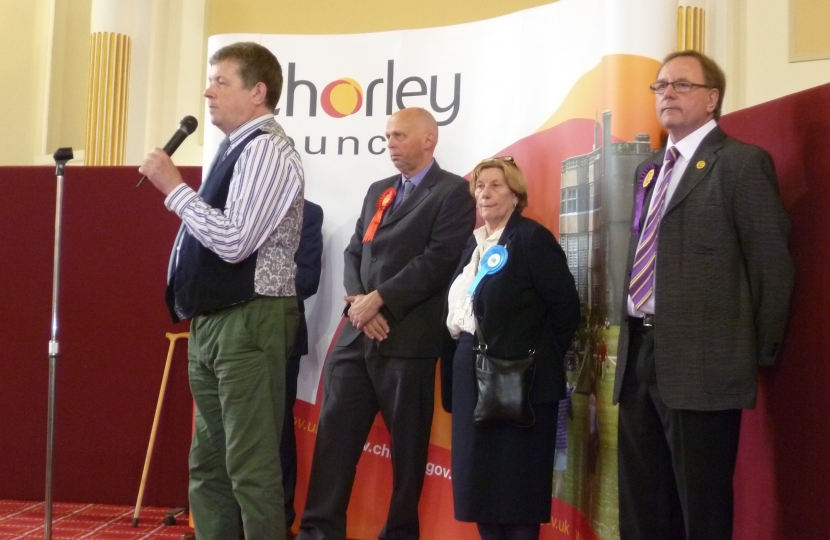 Mark Perks re-elected for Chorley North