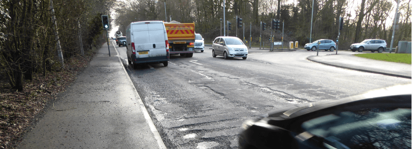 Bolton Road near Myles Standish Way