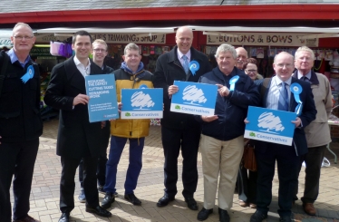 Rt Hon Chris Grayling visits Chorley in support of Lancashire County Council ele